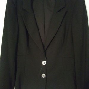Vintage Dior Black Wool-blend Blazer